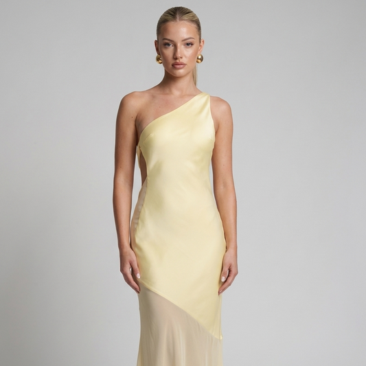 One-Shoulder Abendkleid