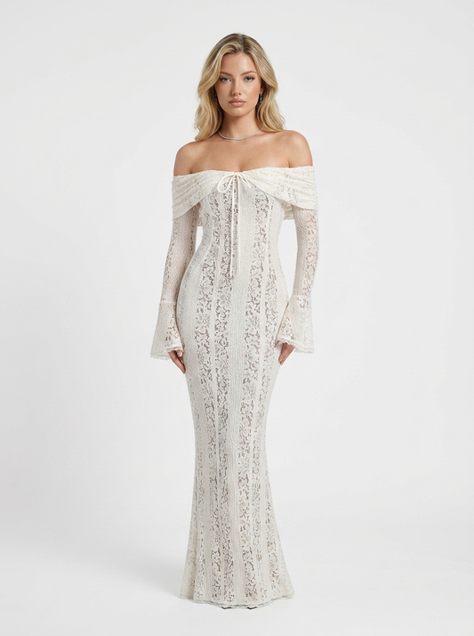 Maxikleid aus Spitze