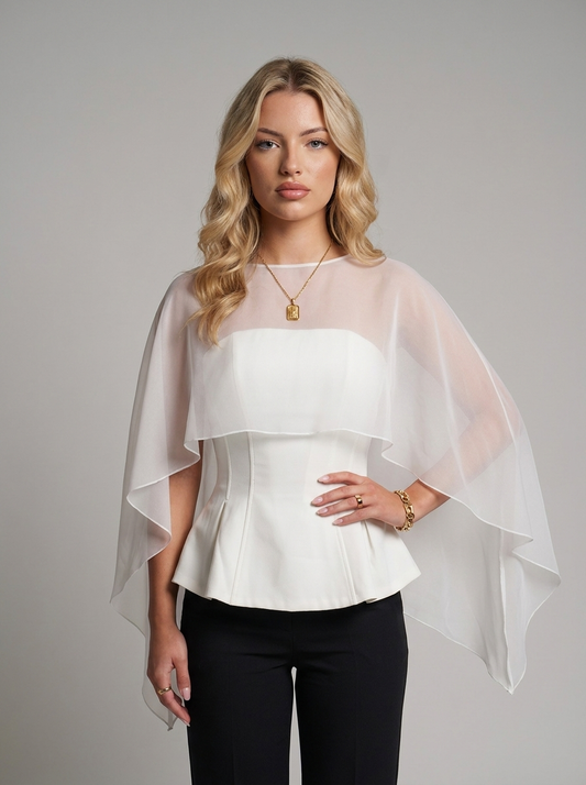 Korsett mit Cape
