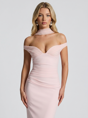 Abigail Maxikleid Blush