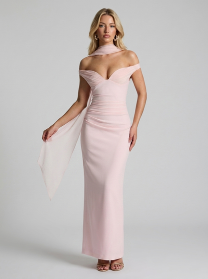 Abigail Maxikleid Blush
