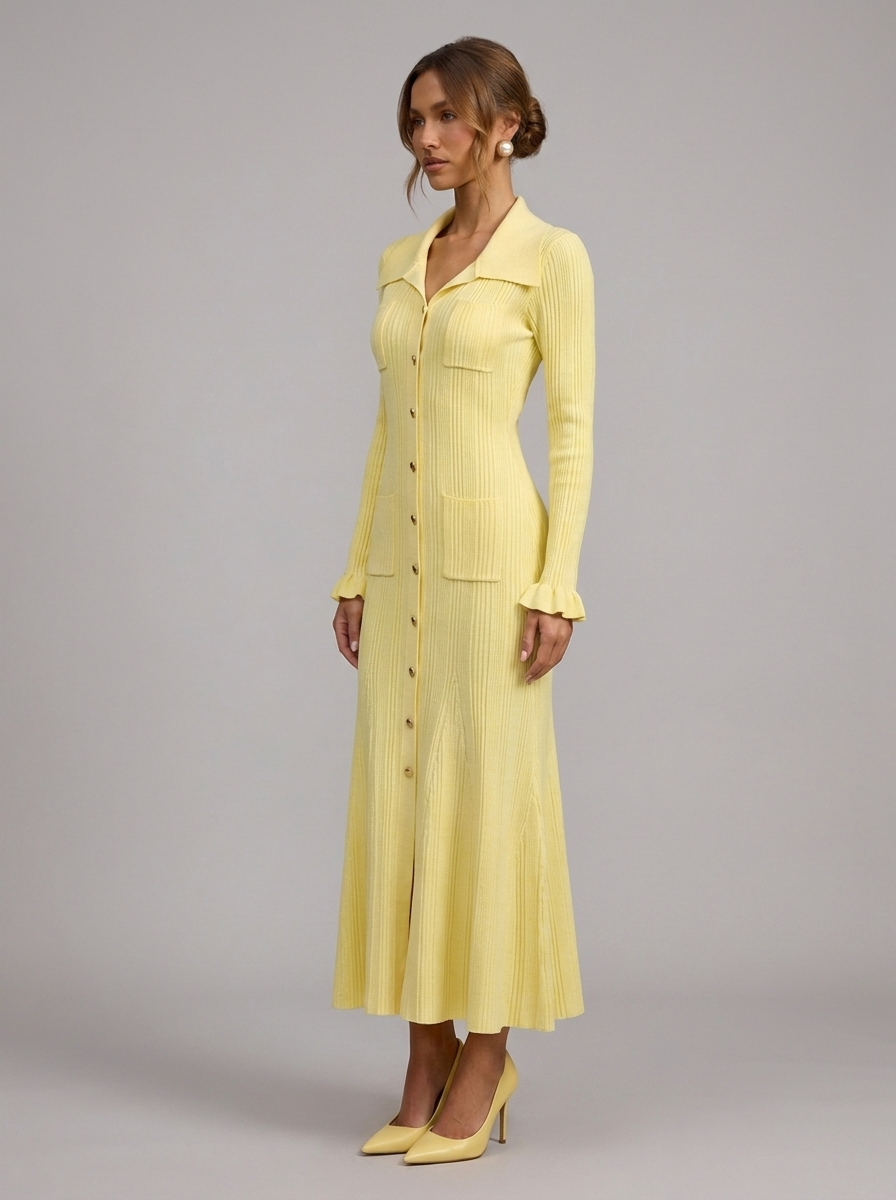 Velia Shumaya Maxi Dress - side view