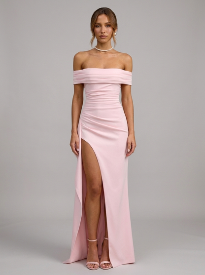 Velia Adelina Maxi Dress in Pink - front view
