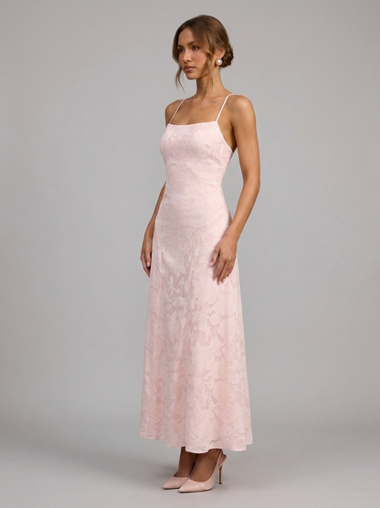 Velia Rosalina Maxi Dress in Pink - side view