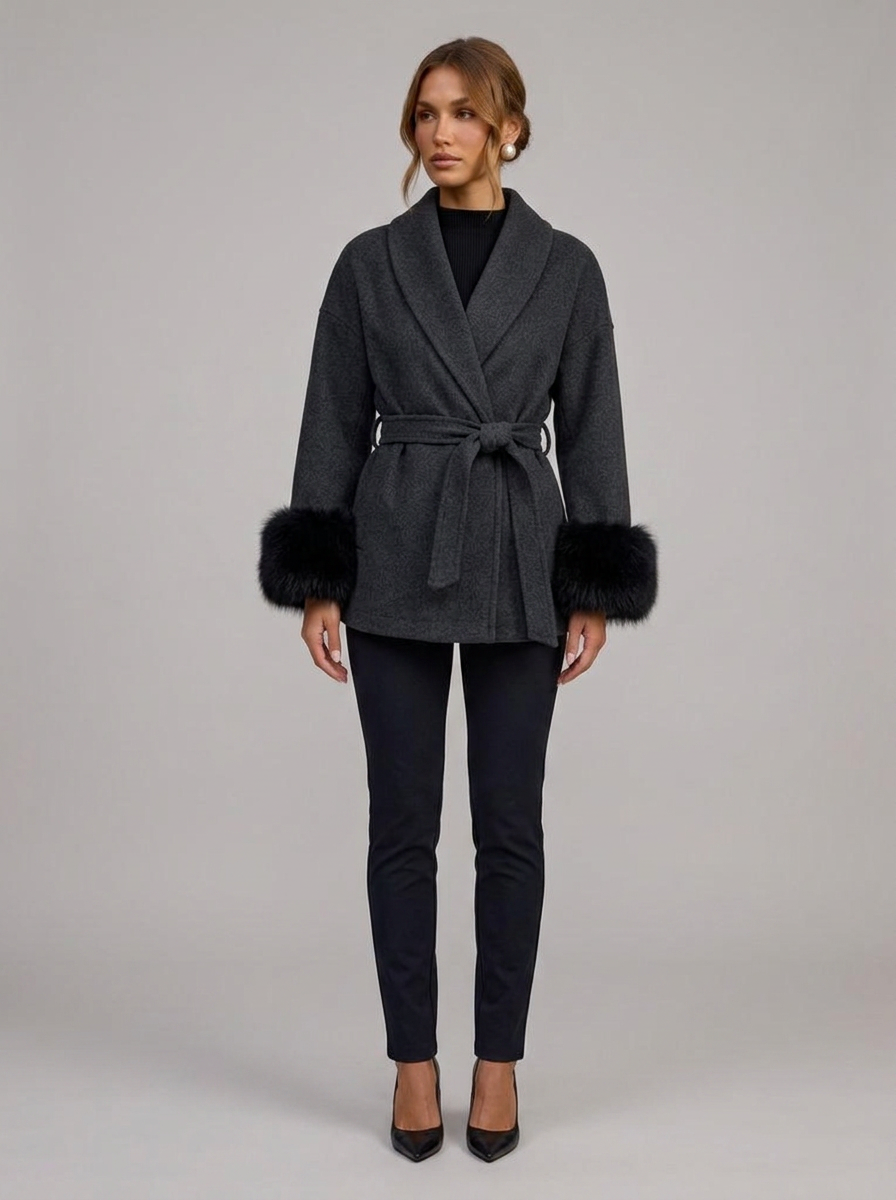 Velia Sorenza Premium Coat Black
