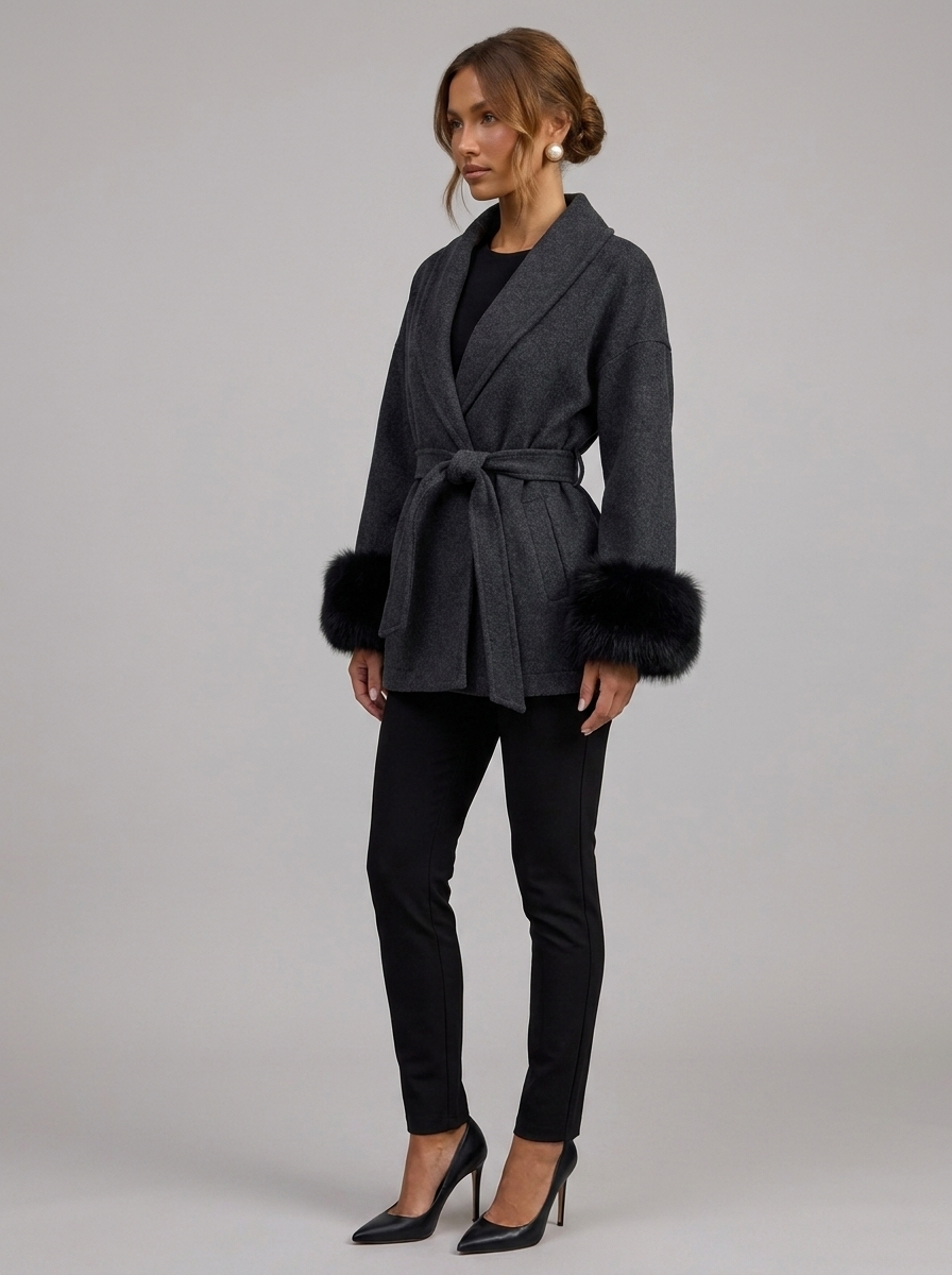 Velia Sorenza Premium Coat Black