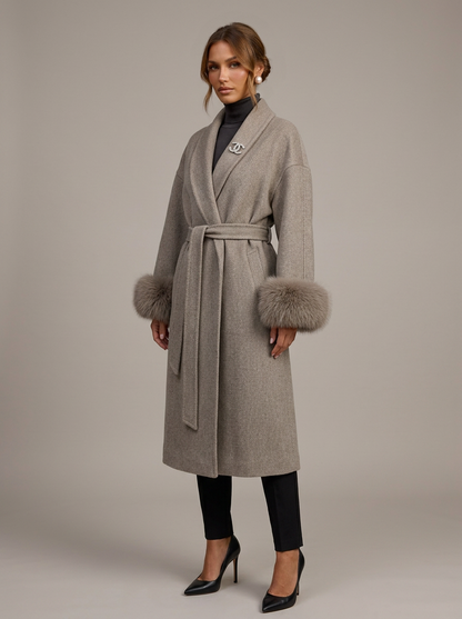 Velia Sorenza Premium Coat Taupe