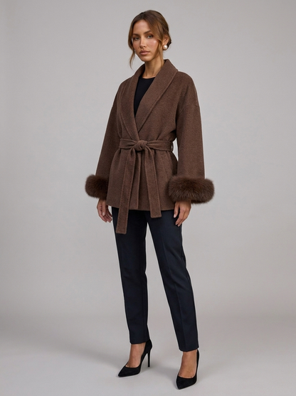 Velia Sorenza Premium Coat Brown